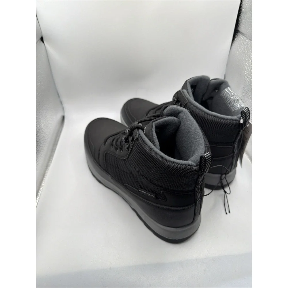 Weatherproof Jenkins Men's Size 11 Memory Foam Insole Black Boots. New